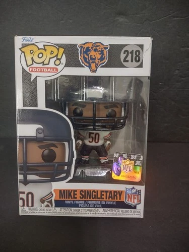 Mike Singletary Chicago Bears NFL Football Funko Pop #218 w/ Box             D7