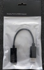 DPM-HDMIF, M to HDMI F Display Port 6-Inch Adapter
