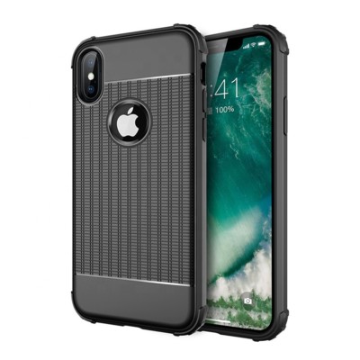 Robust Tough Case Bumper Hülle Cover Schwarz für Apple iPhone X XS XS Max XR