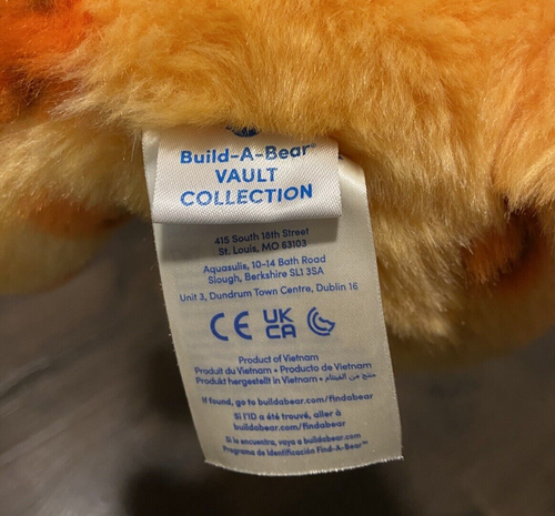 Build A Bear Orange Halloween Pumpkin Kitty Stuffed Vault Collection 2024 - Picture 5 of 6