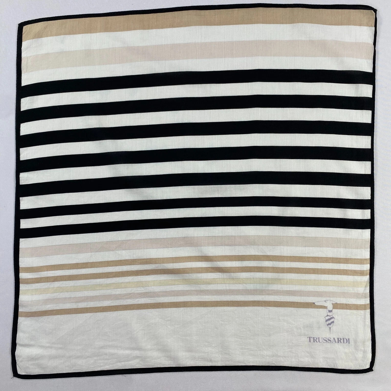 Vintage Trussardi Handkerchief Pocket Square Bandana Neckerchief