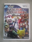 NINTENDO WII SUPER SMASH BROS. BRAWL GAME CASE AND MANUAL AS IS