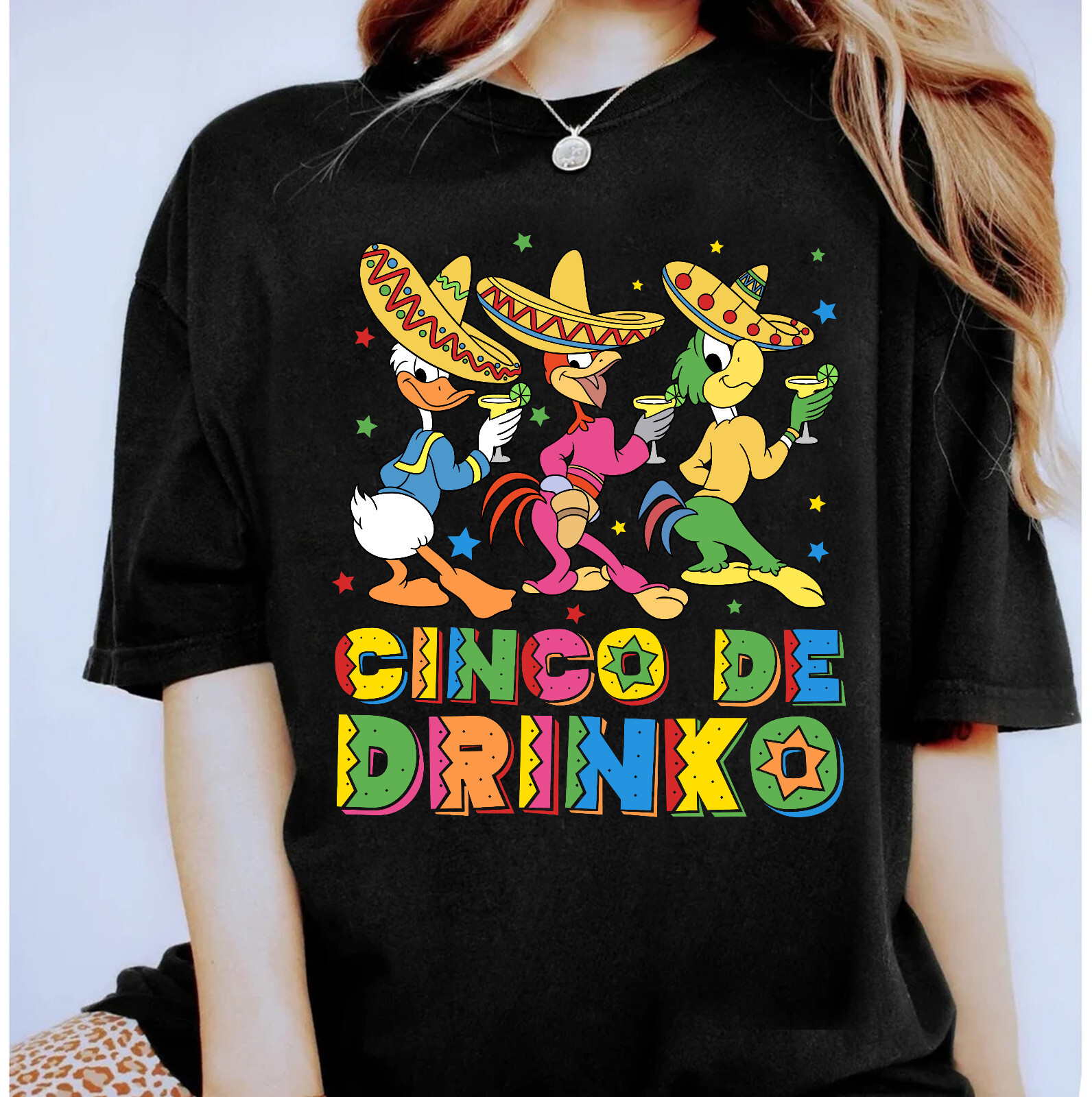 ALTRA Maglietta Disney The Three Caballeros Cinco De Drinko unisex adulto bambino 59264584