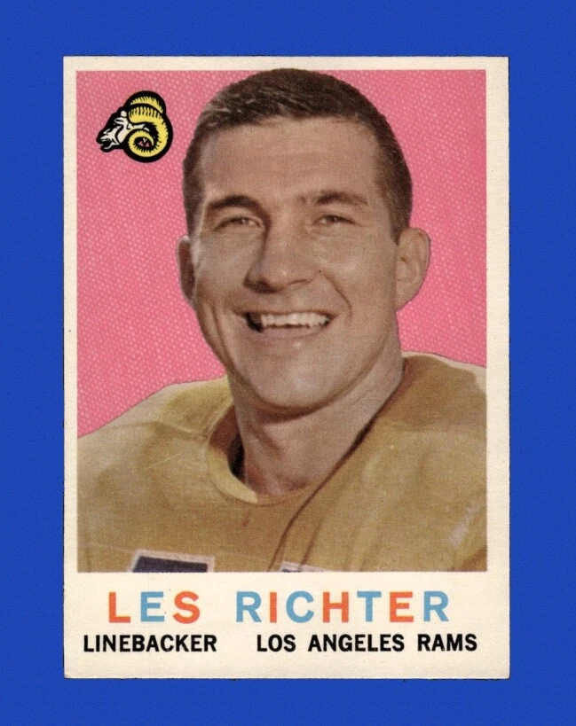 Les Richter trading card
