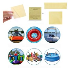 HEAVY DUTY INFLATABLE REPAIR PUNCTURE PATCH KIT PVC ADHESIVE POOL BOAT AIRBED et