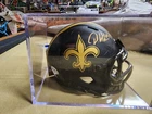Devery Henderson Autographed Eclipse Mini Helmet New Orleans Saints