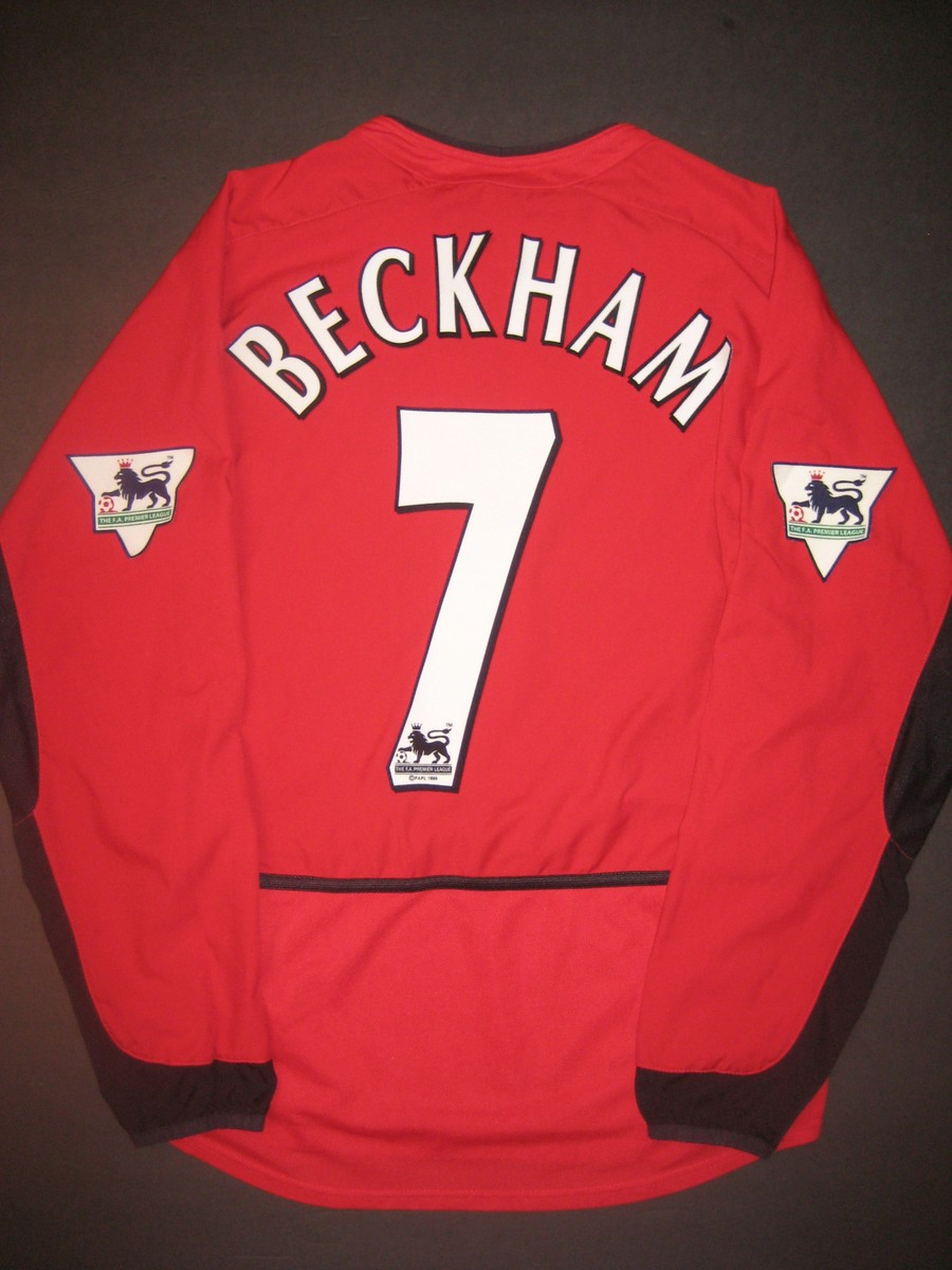 02's NIKE × MANCHESTER UNITED LS Game SH Manchester United 2002/2004 Home Football Shirt Nike Vintage