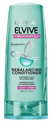 L'Oreal Paris Elvive Extraordinary Clay Rebalancing Conditioner, 12.6 fl; oz; (P