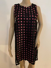 ALICE AND OLIVIA polka dot lined dress