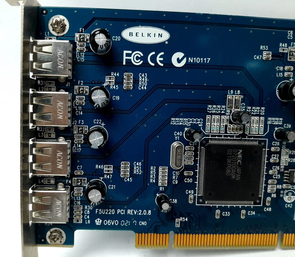 Belkin PCI USB 2.0 Adapter Card FU220 - Image 3 of 4