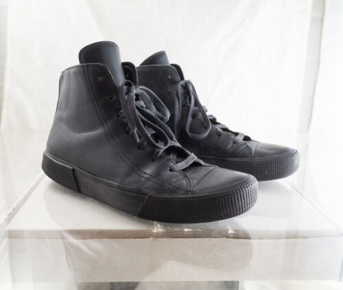 Helmut Lang Archive Black Leather Sneakers - image 1