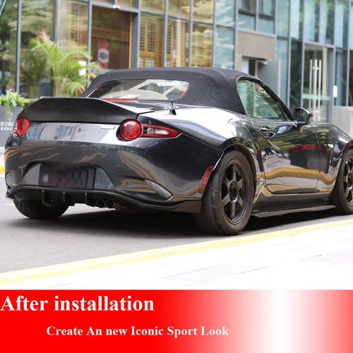 Bota alerón trasero de PU sin pintar labio ala para 16-22 Mazda Miata MX5 Miata ND - Imagen 4 de 15