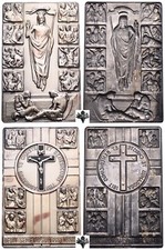 STAZIONI VIA CRUCIS Adoramus te Christe et benedicimus tibi Lotto 2 Placchette