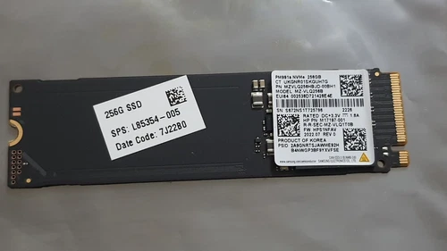 SSD 256GB M.2 2280 NVME PCIe SAMSUNG PM991a MZ-VLQ256B - HP SP: L85354-005