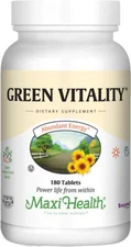 Maxi Health Green Vitality - 180 Tablets
