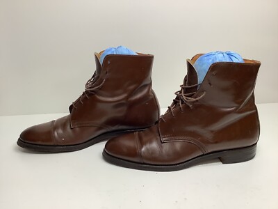 VTG MENS SUPER REGENT CASUAL BROWN BOOTS SIZE 8 B