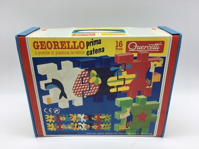 VINTAGE# QUERCETTI GEORELLO First Puzzle 80s# NEW SEALED [JQ]