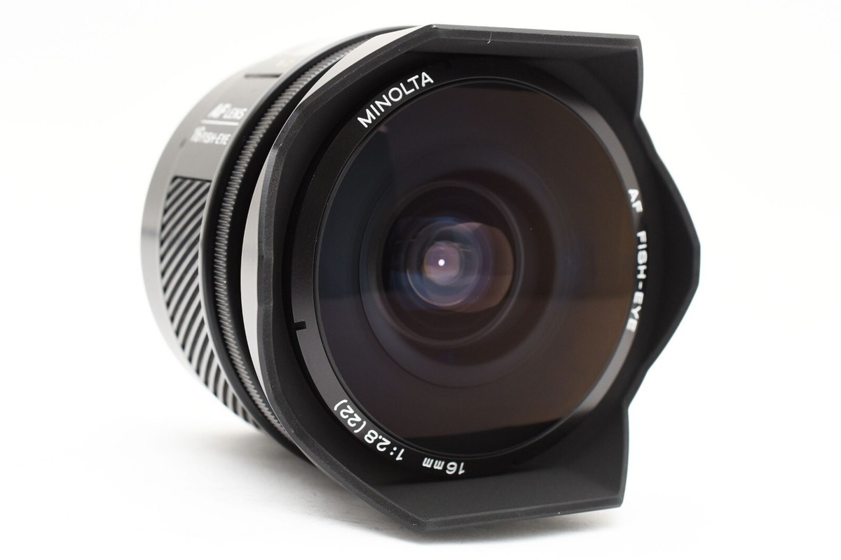 TOP MINT w/Cap] Minolta AF 16mm f2.8 Fisheye Lens for Sony Minolta
