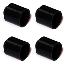 Replacement Billiard Pool Cue Rubber Bumpers, Slip-On, Pack of 4