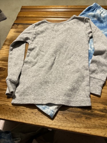 Carter's 3T Kleinkind 2-teiliges graues T-Shirt & Hose Set blau/weiß Pyjama Mädchen neu ohne Etikett - Bild 10 von 23