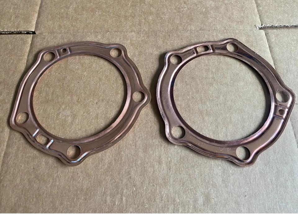 Junta de cabeza de cobre Harley 16770-48 nueva 1948-1965 F, FL, FS, FLH #294 Foto 3 de 4