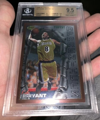 kobe bryant topps finest rookie card