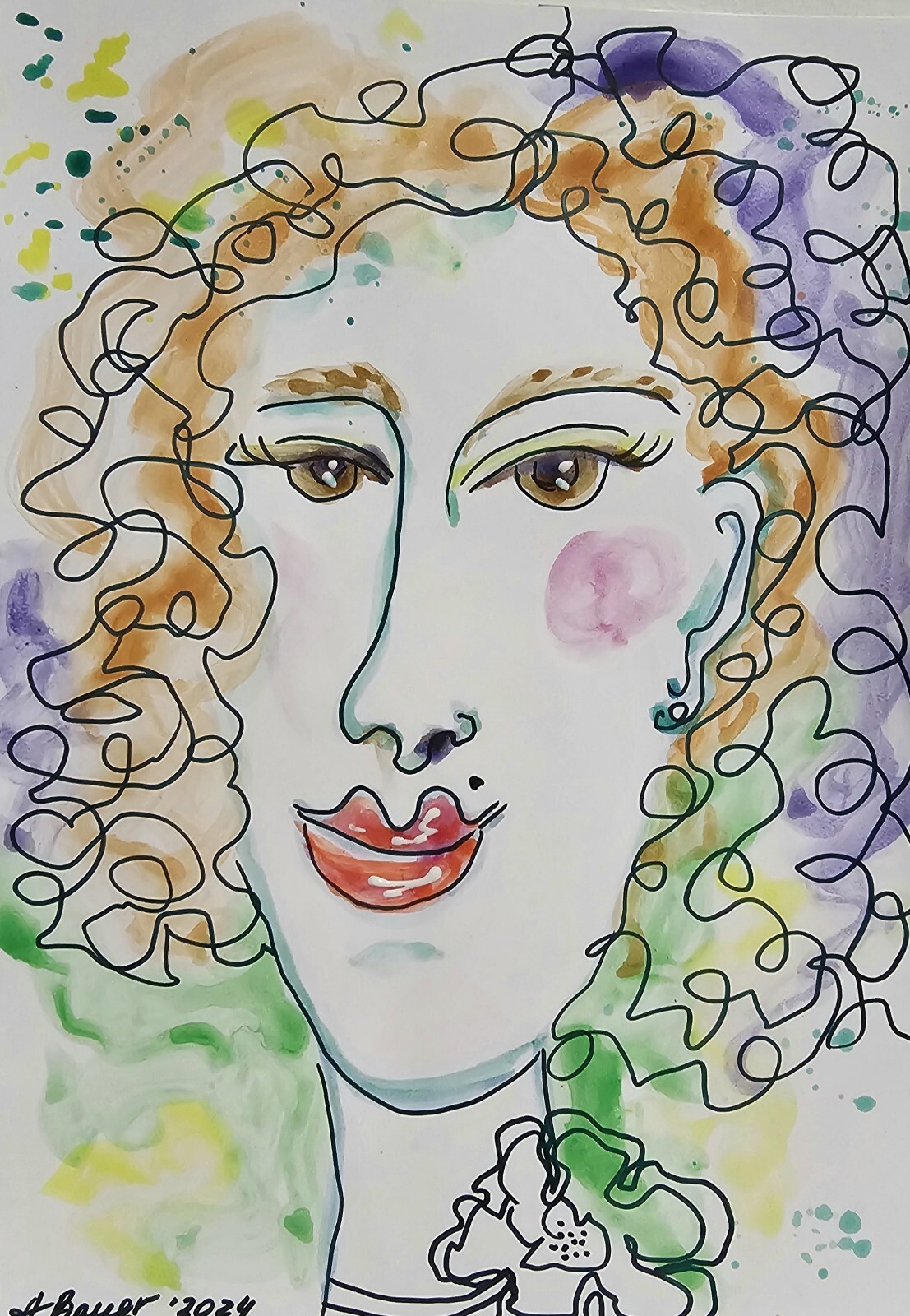 Watercolor Aquarell MALEREI Geschenkidee Zeichnung painting drawing