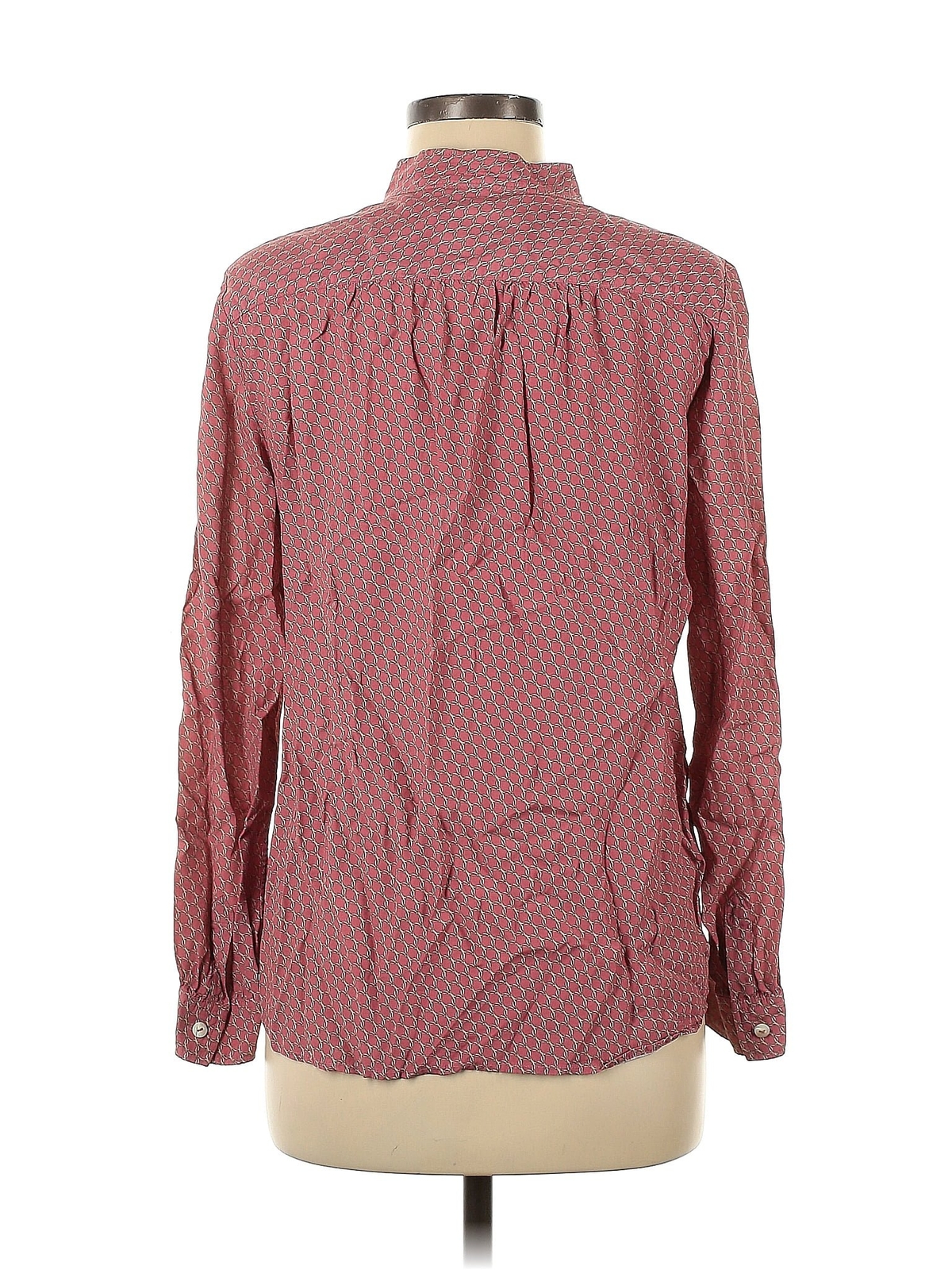 A.P.C. Women Red Long Sleeve ButtonDown Shirt 38 french eBay