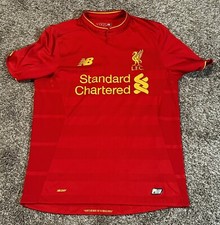 Mens Liverpool Football Club LFC New balance 2016/17 Jersey Shirt Size S #8