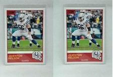 (2x) Quenton Nelson 2019 Score Football - #329 LOT - Indianapolis Colts