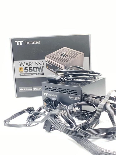 Thermaltake Smart BX3 550W 80Plus Bronze ATX 3.1 Power Supply; Non-Modular
