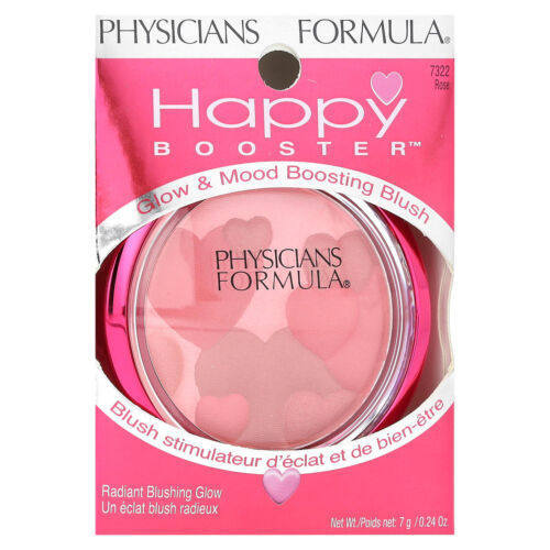 Happy Booster, Glow & Mood Boosting Blush, 7322 Rose, 0.24 oz (7 g) - Picture 2 of 6