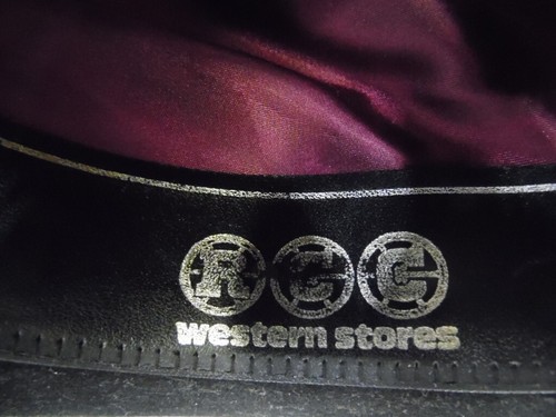 Hat western RCC Western Stores(1565hoc) preowned good cond. - Picture 7 of 9