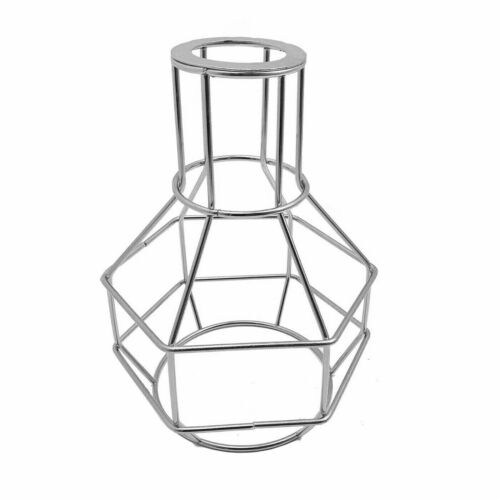 Vintage Ceiling Lightshade Metal Wire Cage Easy Fit Lampshade Hanging Lamp Shade - Picture 180 of 274