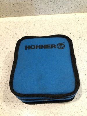 HOHNER Blues Rocker Harmonica Set  C A D G blue zippered Hohner case