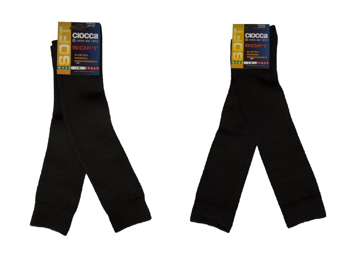 Calcetines largos y suaves mujer CIOCCA artículo 2/627 made in Italy