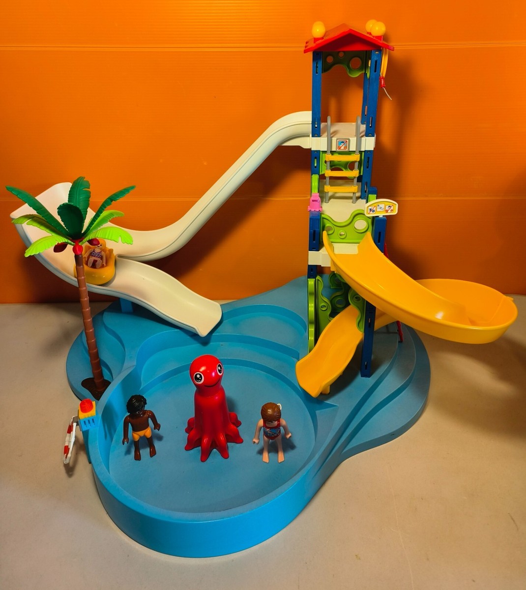 sympa Parc aquatique avec toboggans 6669 Playmobil vacance