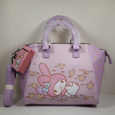 Loungefly Sanrio My Melody Daisies Satchel Hand Bag Crossbody Purse Hello Kitty