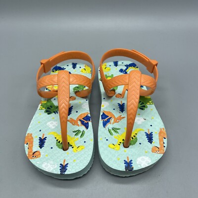 Toddlers Dinosaur Small 5/6 Flip Flops