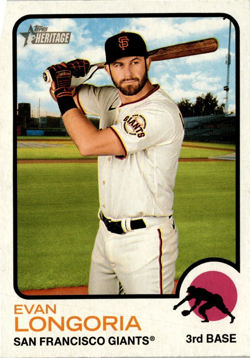 EVAN LONGORIA TOPPS 自筆サイン GAME USED パッチ EVAN