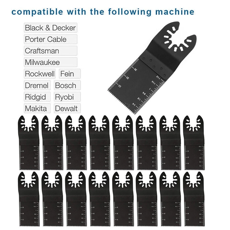 10-50Pcs колебательный мульти инструмент пилы лезвия дерева металла резак для Dewalt Fein - Изображение 4 из 4