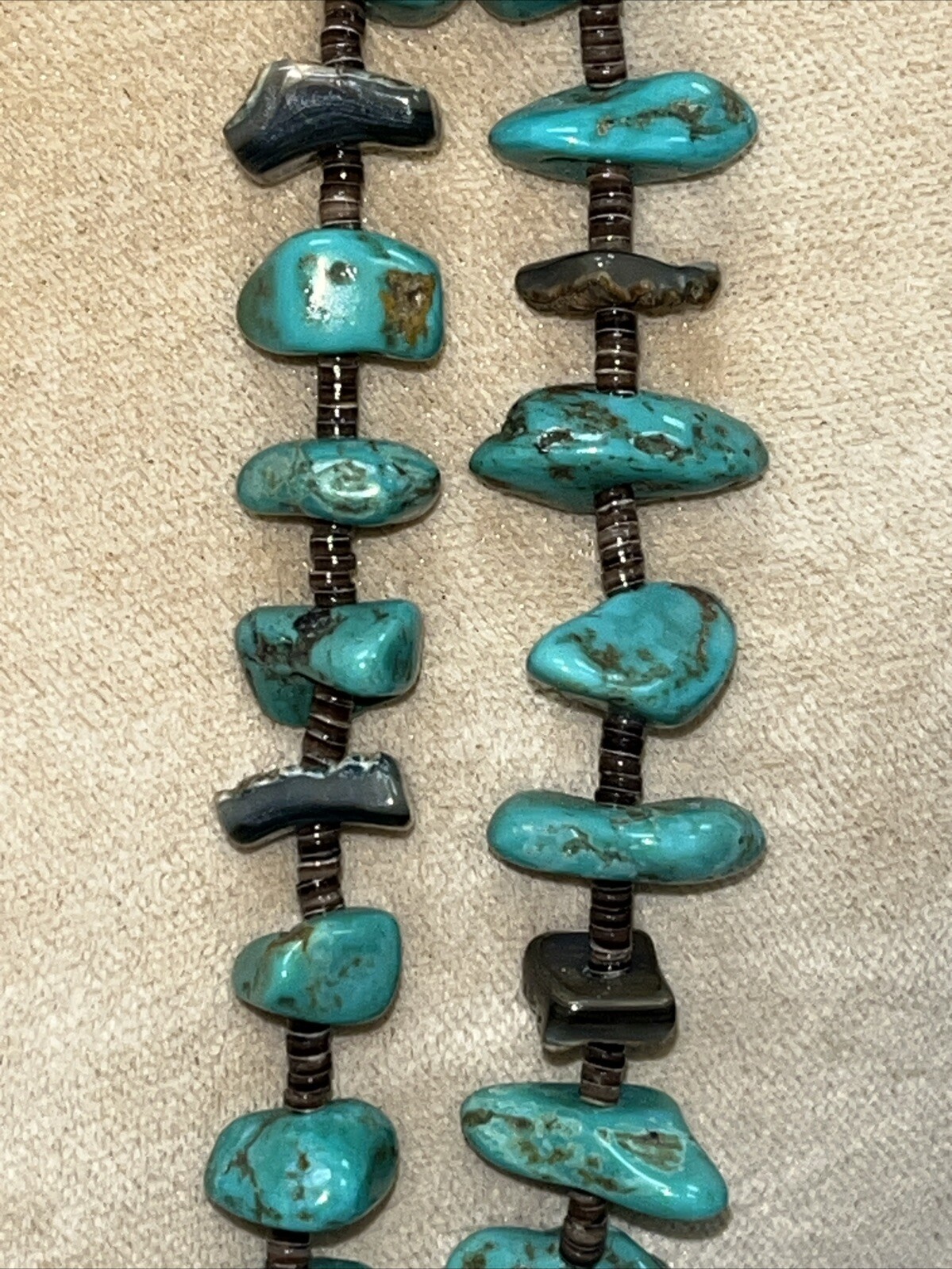 AUTHENTIC Native American Sterling Double Strand … - image 2