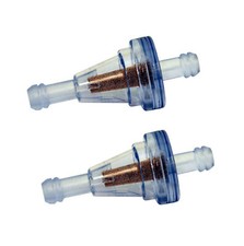Outlaw Racing Clear Inline Gas Fuel Filters Motorcycle Scooter Atv 14 2 Pack