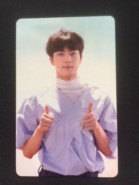Memories 2017 ジンさん BTS JIN MEMORIES OF 2017 Official ONLY Photo Card With