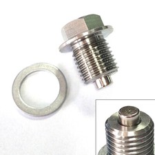 M14 x 1.5 Stainless Steel Car Oil Drain Plug with Neodymium Magnet Universal