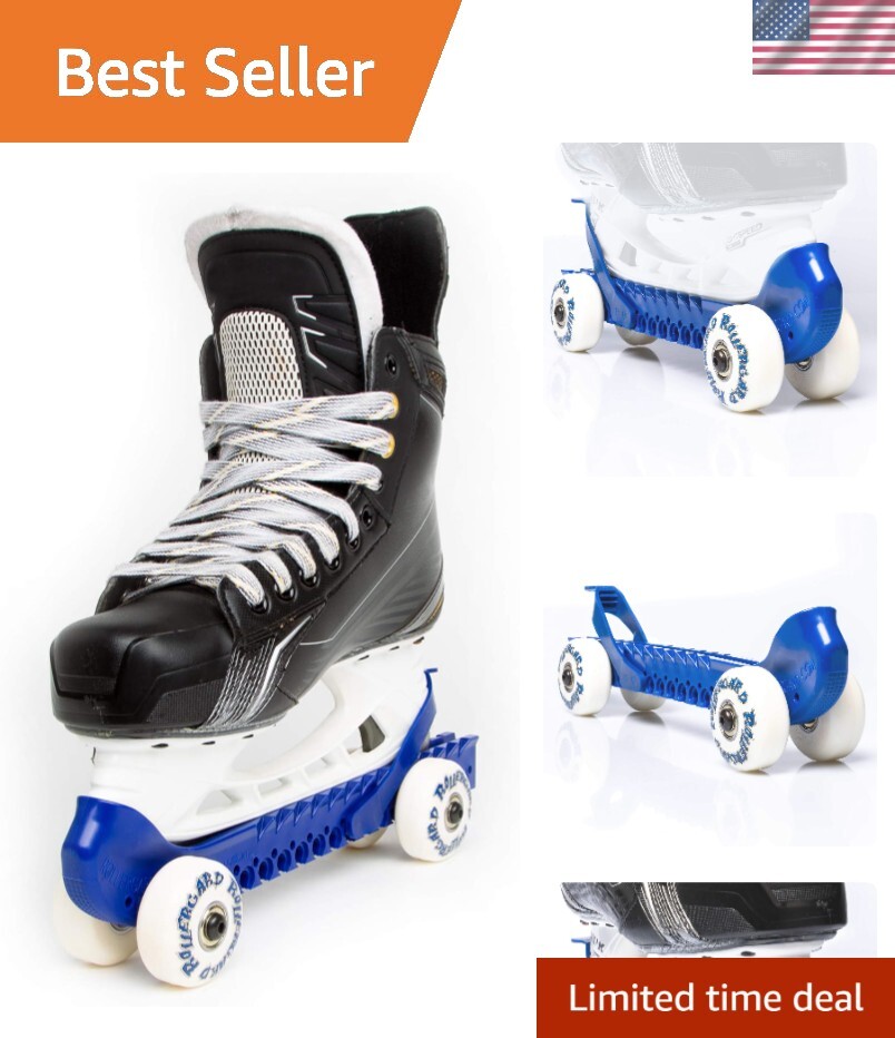 Hockey Ice Skate Guards, One Size Fits Most, Blue