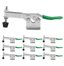 10 Pack Hold Down Toggle Clamps Woodworking, 201B Latch Antislip Hand Tool