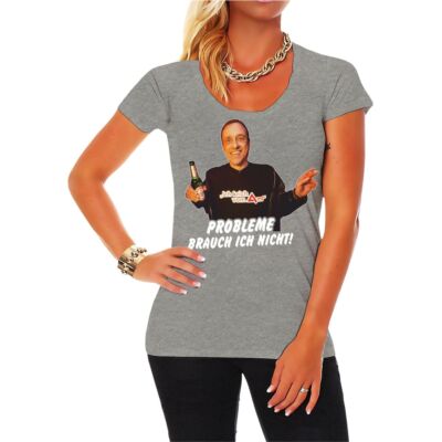 TShirt Damen Probleme brauch ich nicht funshirt Arno Dübel hartz festival 