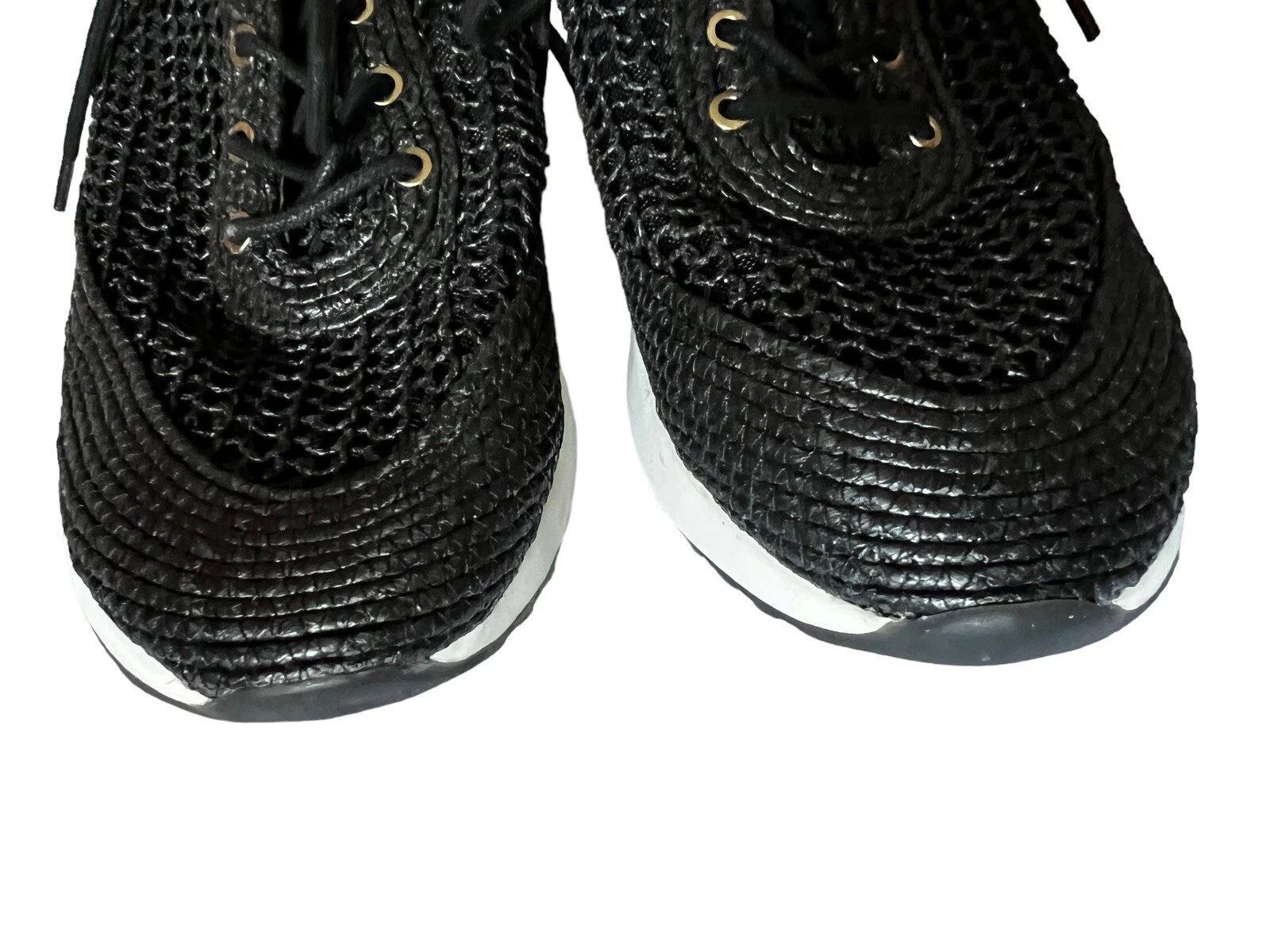 Sam Edelman Delma Women’s Size 8.5 Sneakers Woven Platform Moth Shoes