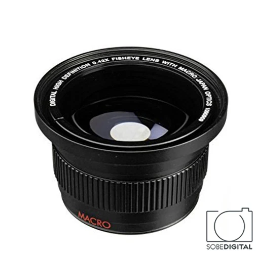 KIT ESTUCHE FILTROS FLASH REMOTO ZOOM GRAN ANGULAR CANON REBEL T5 T6 T3 T6I 32GB 58MM Foto 3 de 4